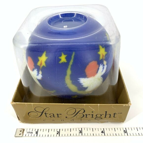 Star Bright round angel refillable candle - Picture 5 of 6